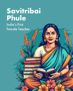 Along with her husband, Jyotiba Phule, she played a pivotal role in advancing women's rights and education in Maharashtra